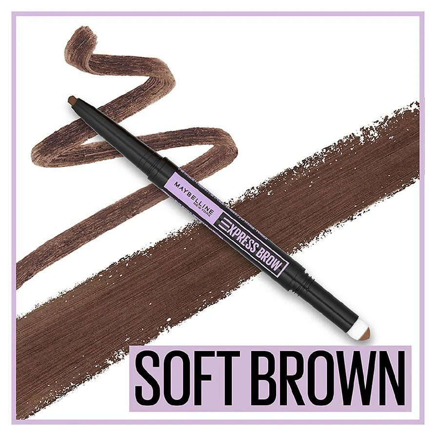Maybelline Express Brow 2-In-1 Pencil and Powder, Eyebrow Makeup 6