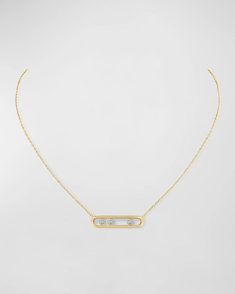 Messika Move 18K Rose Gold Diamond Necklace 1