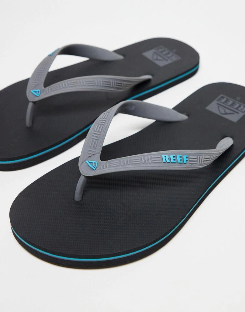 Reef Reef Seaside flip flops in grey 4
