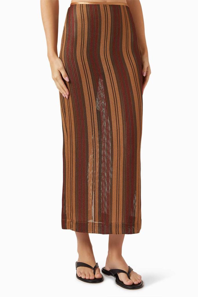 Bondi Born Bondi Born - Sana Woven Mesh Pencil Skirt