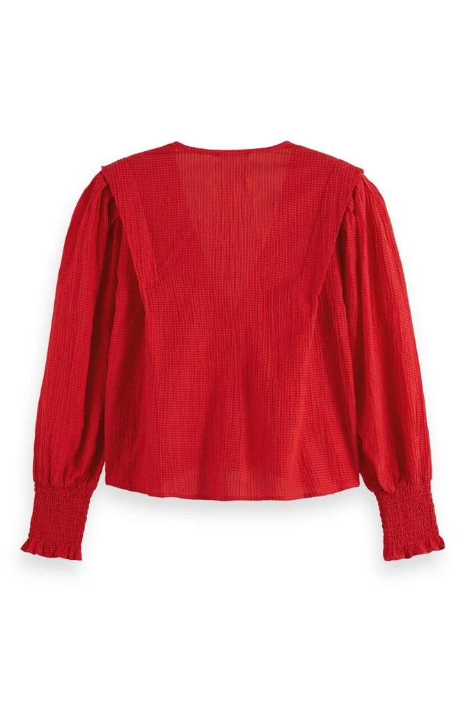 Scotch & Soda V-Neck Long Sleeve Top 6