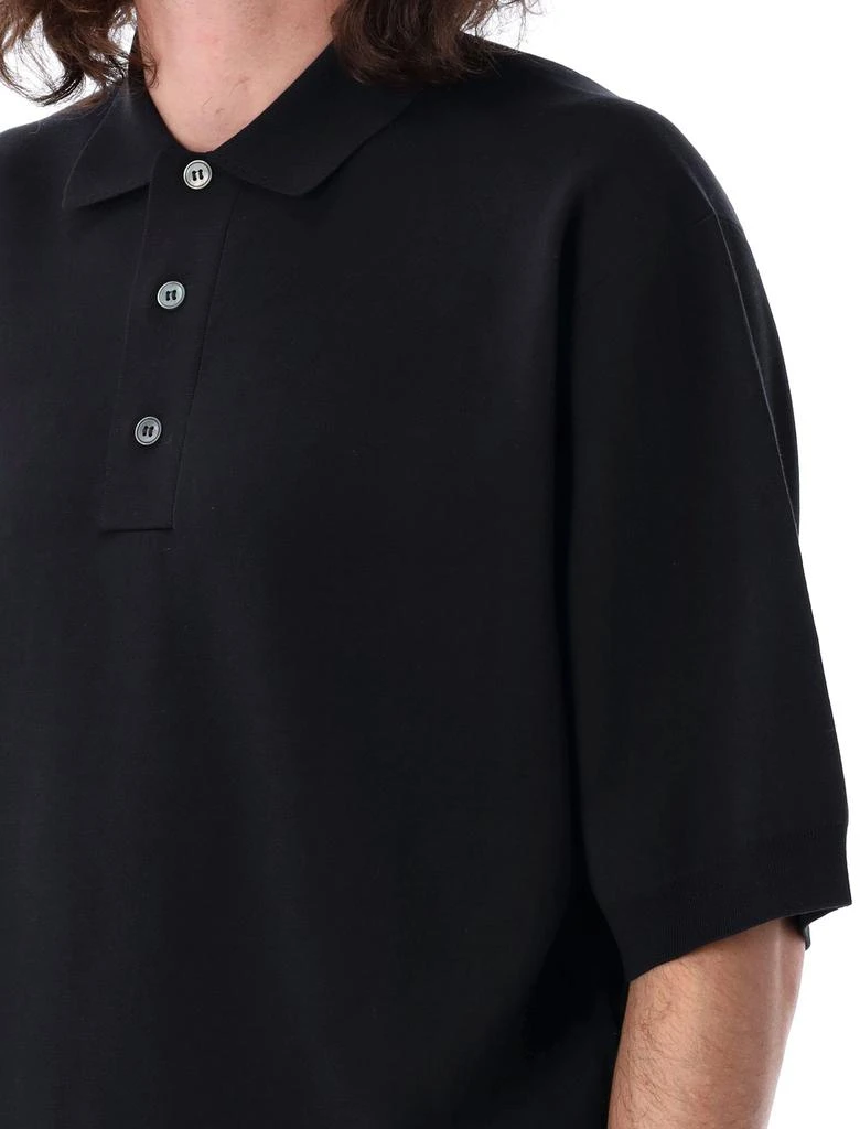 Studio Nicholson Studio Nicholson Short Sleeved Knitted Polo Shirt 3