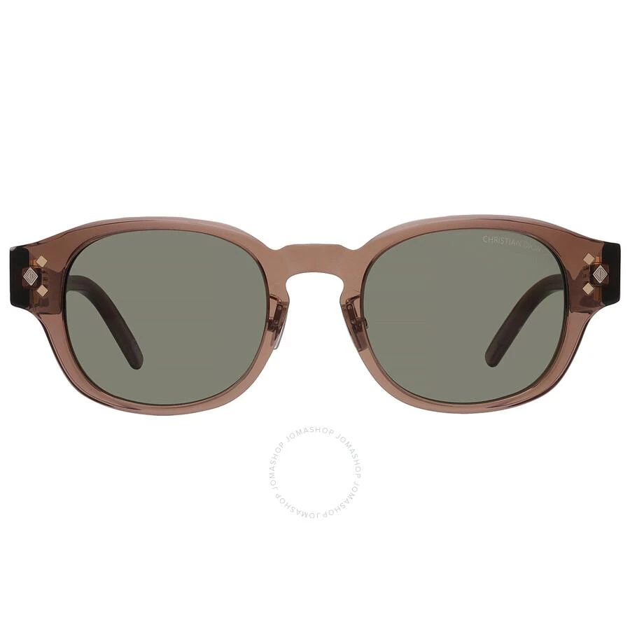 Dior CD DIAMOND R2F Brown Oval Men's Sunglasses DM40117F 45E 51 1