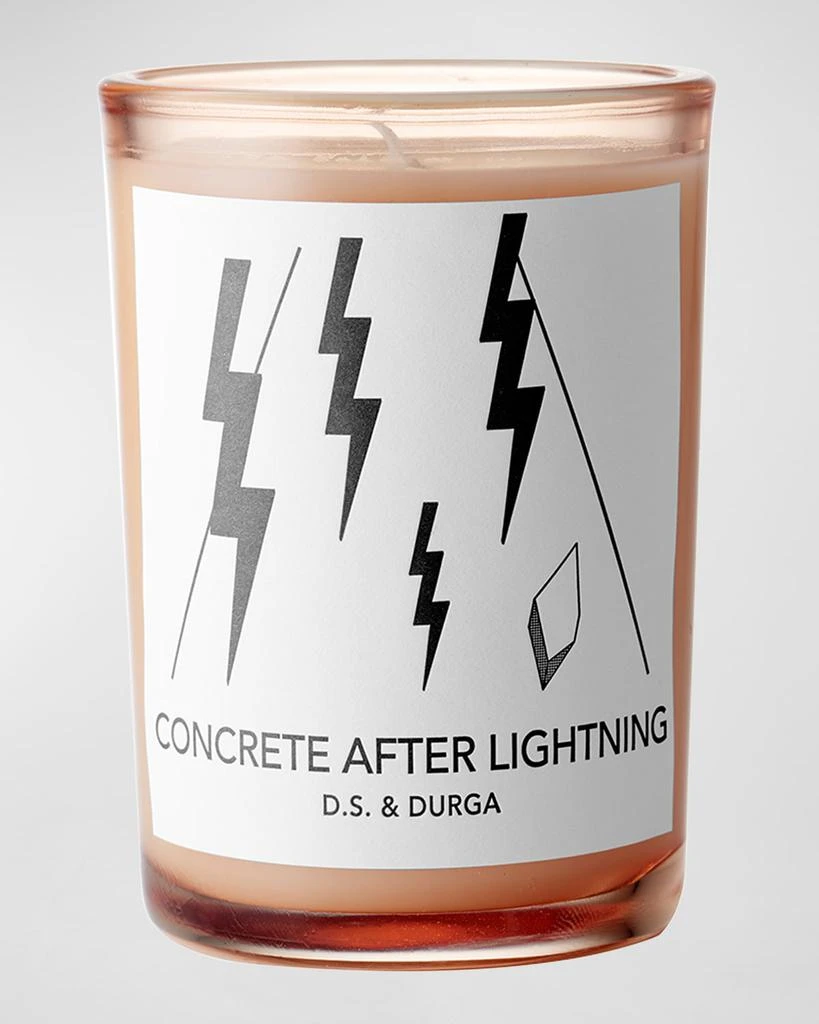 D.S. & DURGA 7 oz. Concrete After Lightning Candle 1