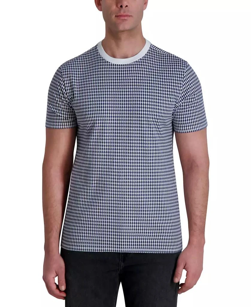 Karl Lagerfeld Paris Men's Houndstooth T-Shirt 1