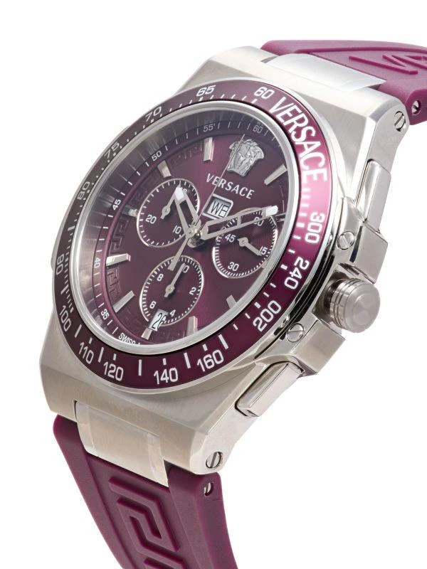 Versace Greca Extreme Chrono Stainless Steel & Silicone-Strap Watch/45MM 3