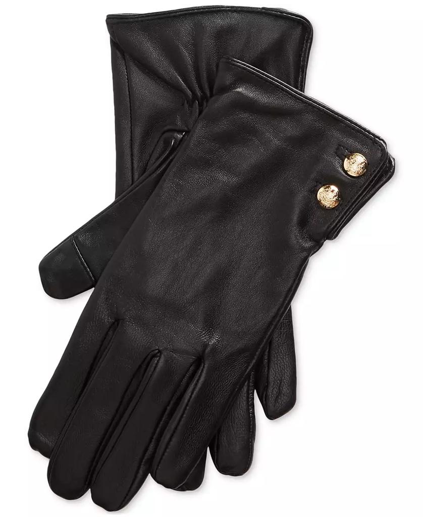 Ralph Lauren Women's Leather Touchscreen Gloves