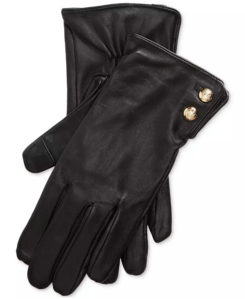 Ralph Lauren Women's Leather Touchscreen Gloves 2