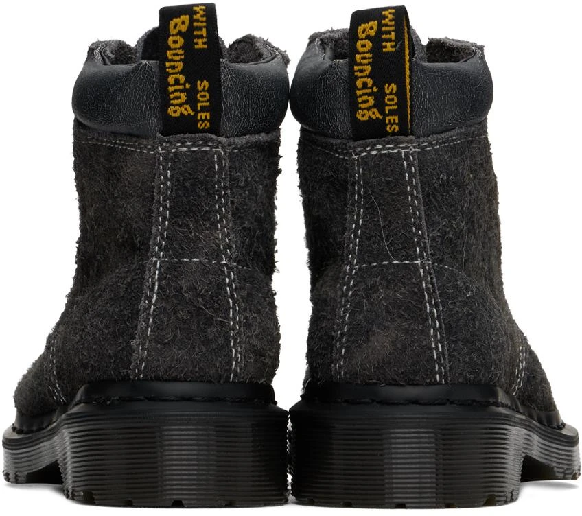 Dr. Martens Gray 939 Stonewashed Suede Boots 2