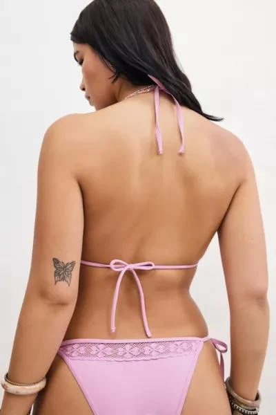 Out From Under Out From Under Sally Crochet-Trim Bikini Top 7