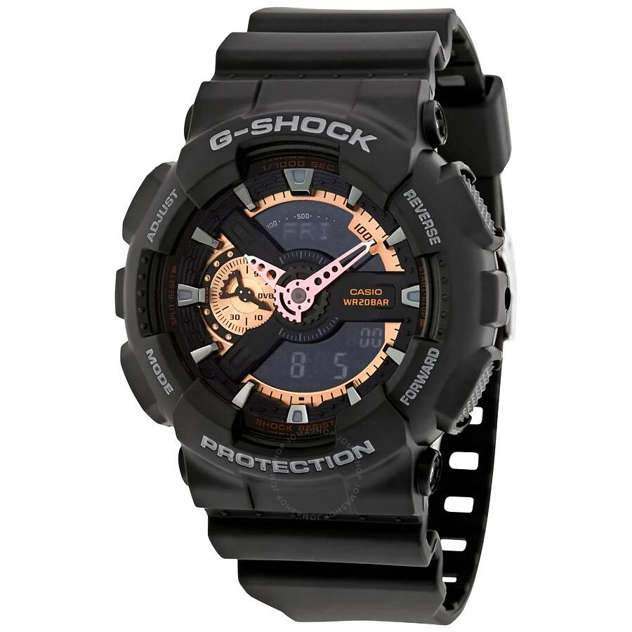 Casio G-Shock Black Dial Resin Men's Watch GA110RG-1A 1