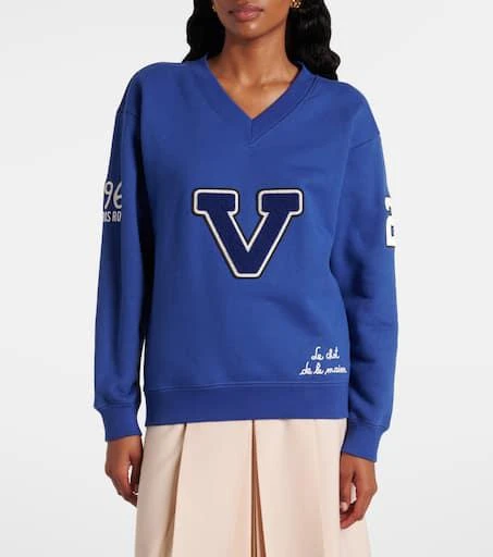 Valentino Embroidered cotton jersey sweatshirt 6