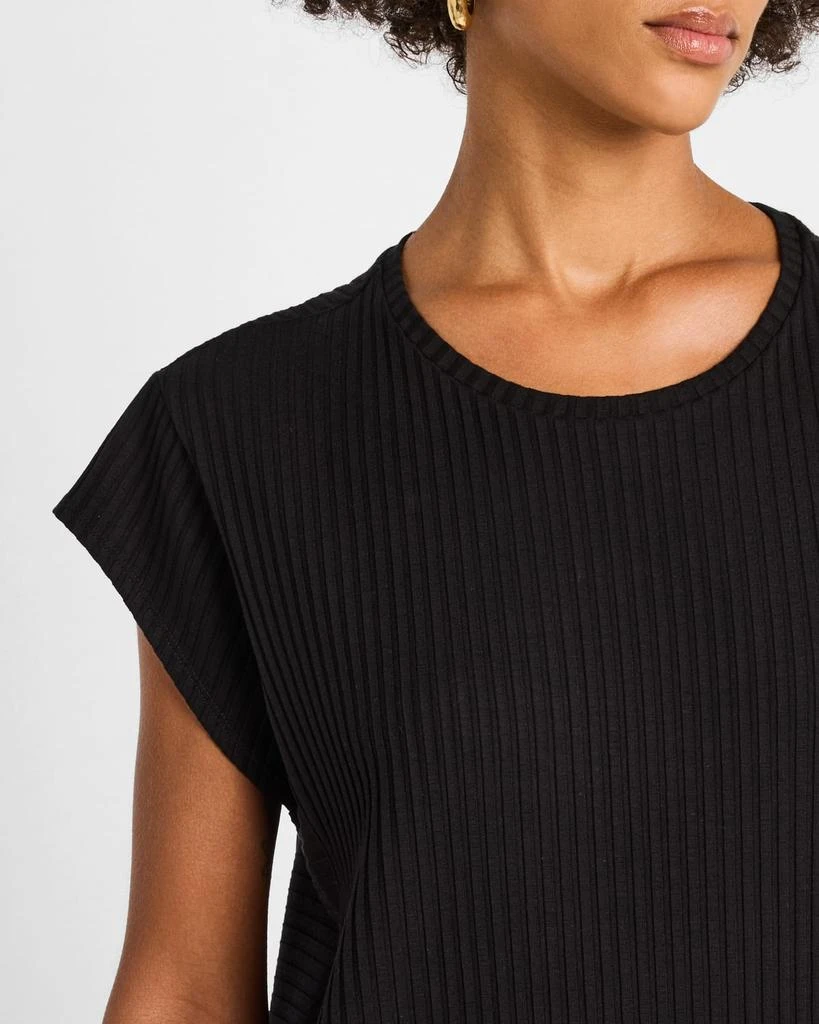 Eileen Fisher Ribbed Scoop-Neck T-Shirt Dress 5