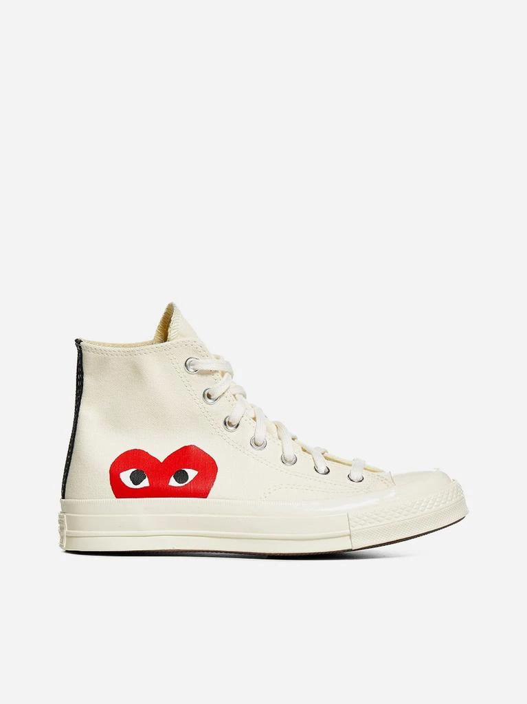 COMME DES GARCONS PLAY Chuck Taylor canvas high-top sneakers 1