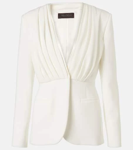 Max Mara Gradi draped crêpe jacket 1