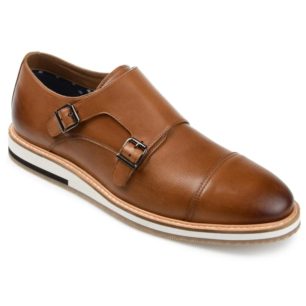 Thomas & Vine Thatcher Cap Toe Monk Strap Dress Shoe 5