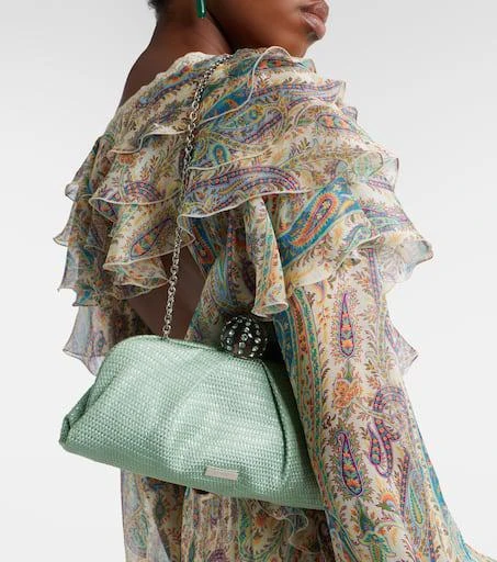 Aquazzura Tequila embellished clutch 2