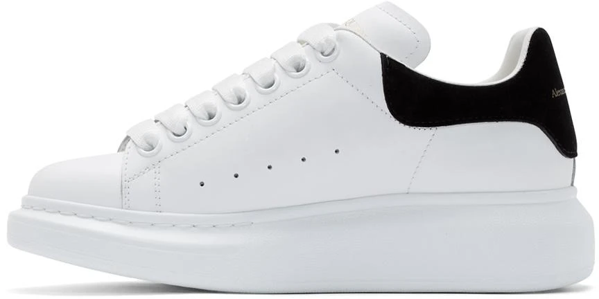 Alexander McQueen White & Black Oversized Sneakers 3