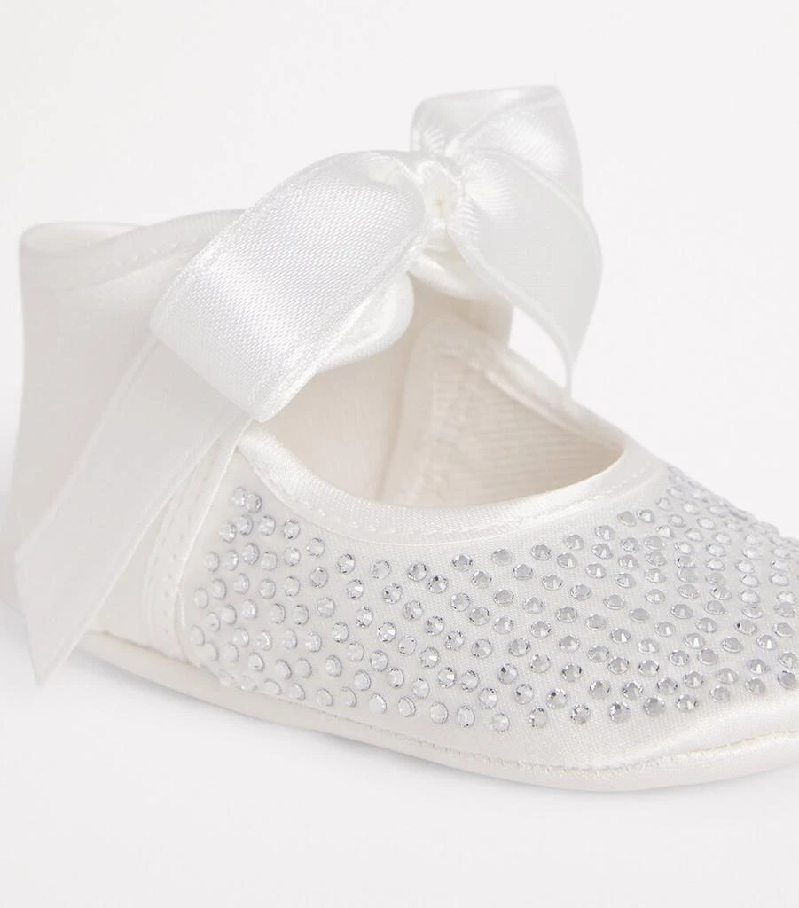 Bimbalo Satin Crystal-Embellished Ballet Flats 5