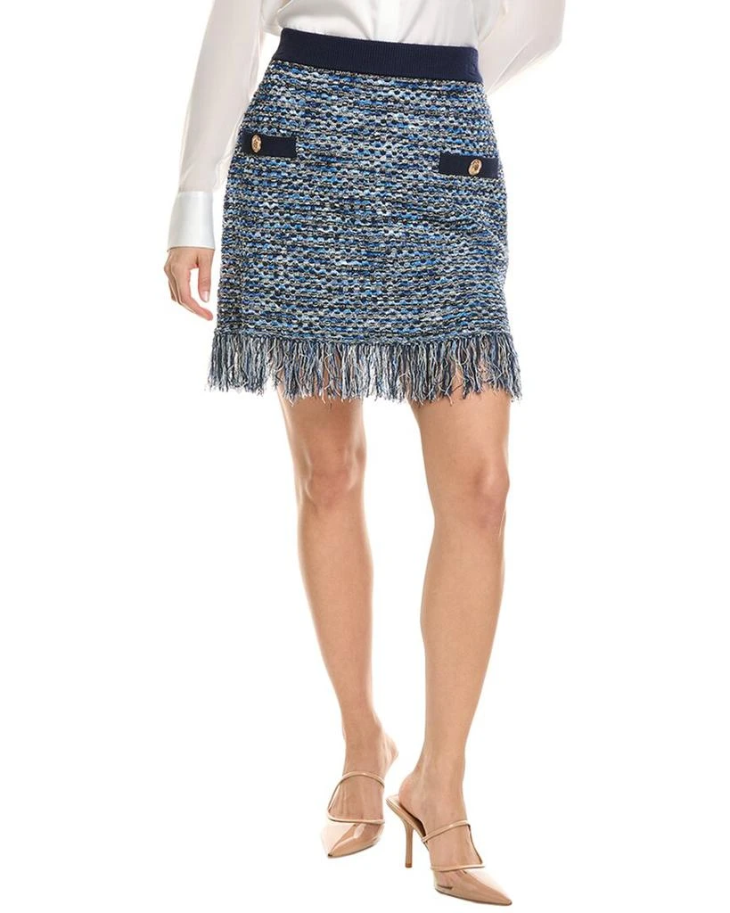 Milly Milly Kali Tweed Wool-Blend Skirt 1