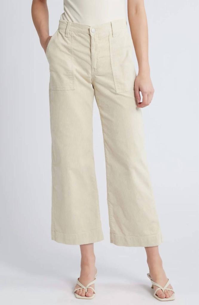AG Jeans Ag Jeans - Saige Wide Leg Crop Corduroy Jean