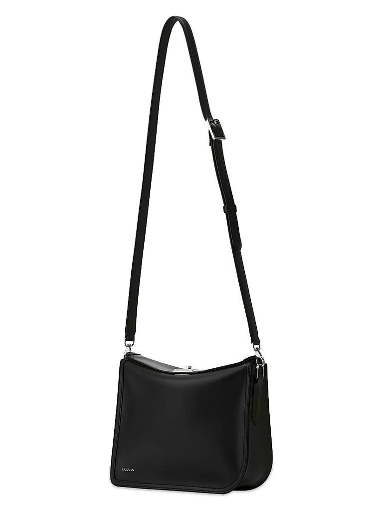 Lanvin Compagnon Asymmetrical Leather Clutch Bag 2