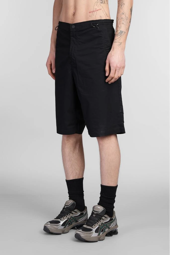 MAHARISHI Shorts In Black Cotton 2