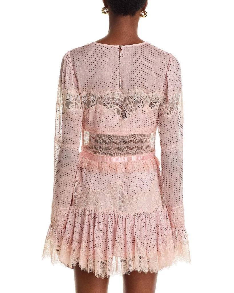 chinese dress ladies Ladivine CD0213 Elegant Embellished Mini Dress Off-White / XXS