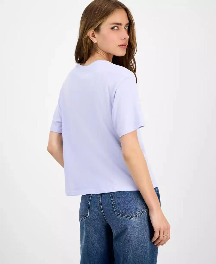 Rebellious One Juniors' Paris Bow Graphic T-Shirt 4