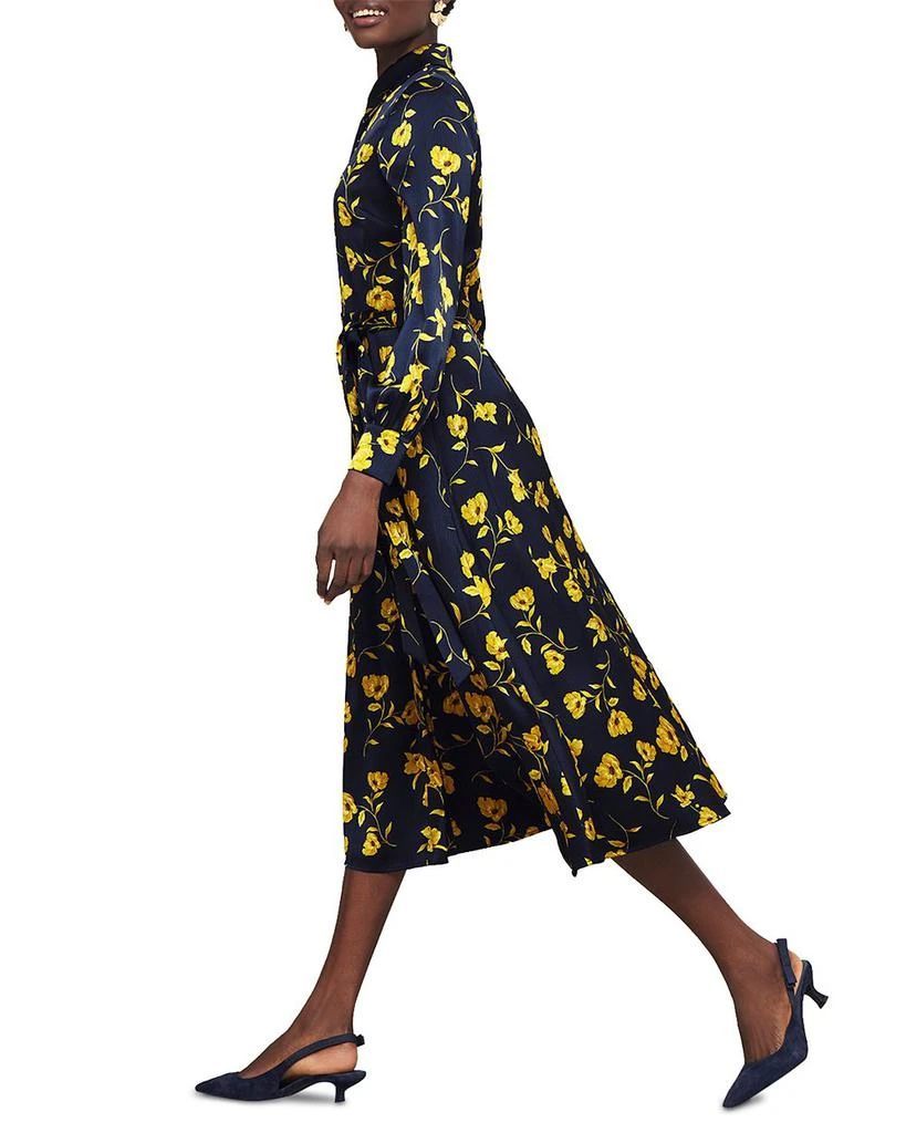 HOBBS LONDON Amelia Satin Shirt Dress 5