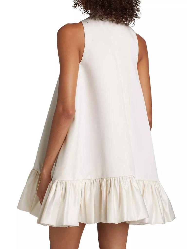 Azeeza Alcott Silk Trapeze Minidress 5