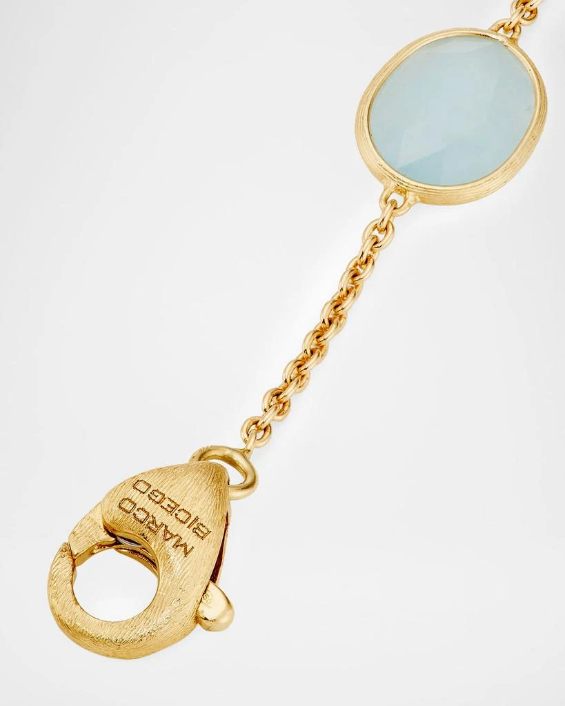 Marco Bicego Siviglia 18K Gold Aquamarine Station Bracelet 4