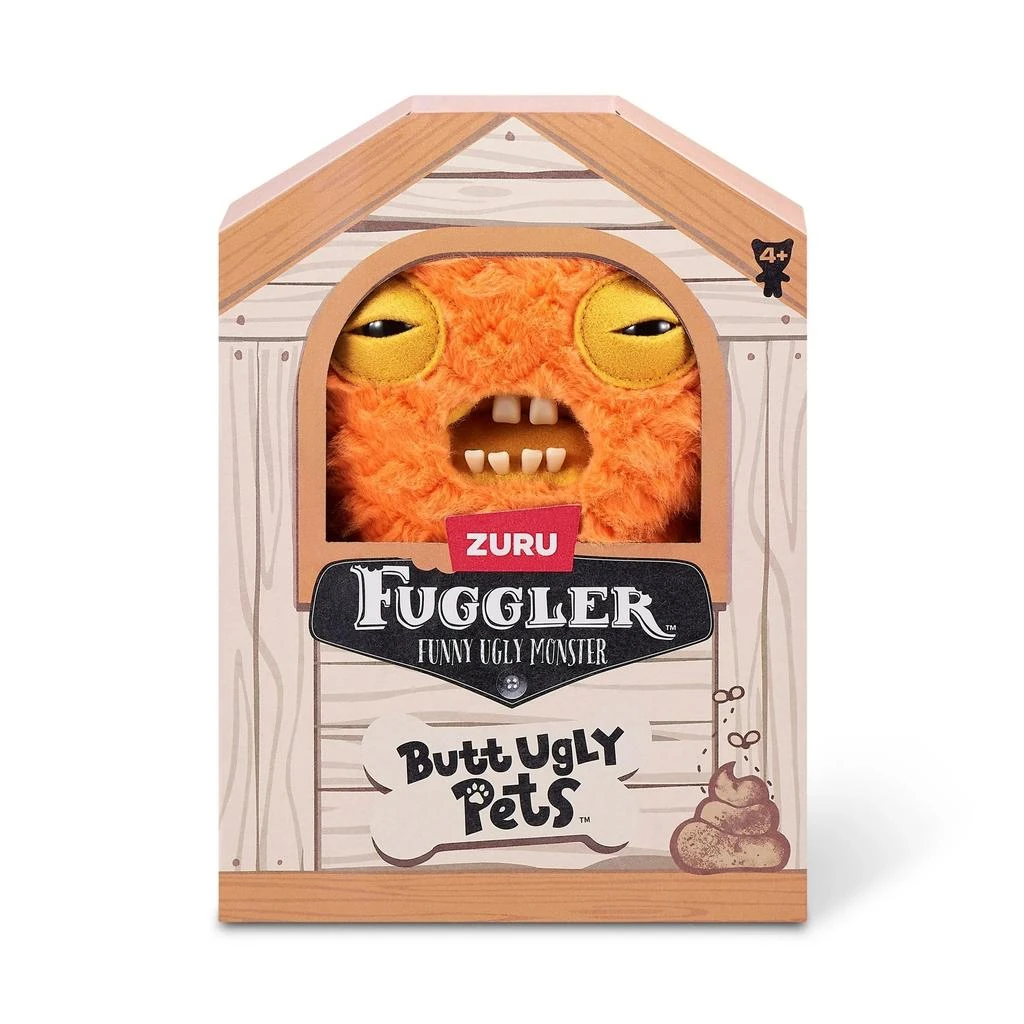 Fuggler Zuru  Butt Ugly Pets CodFather Orange Funny Ugly Monster Plush Toy 9 Inch 2
