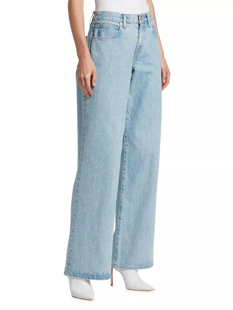 SLVRLAKE Mica Mid-Rise Rigid Wide-Leg Jeans 4