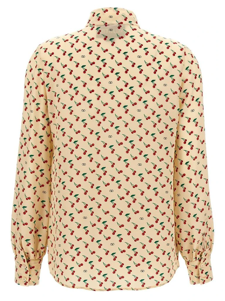 Valentino Valentino	Cherryfic All-Over Patterned Button-Up Shirt 2