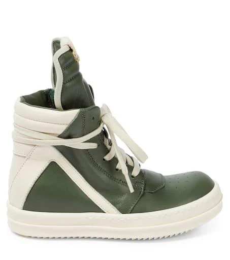 Rick Owens Geobasket leather high-top sneakers 3