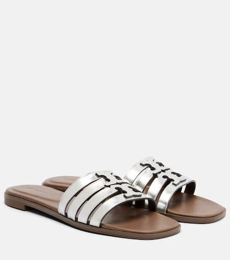 Metallic Slides Shop Metallic leather slides on Sale at BeyondStyle – Get 31% Off ...