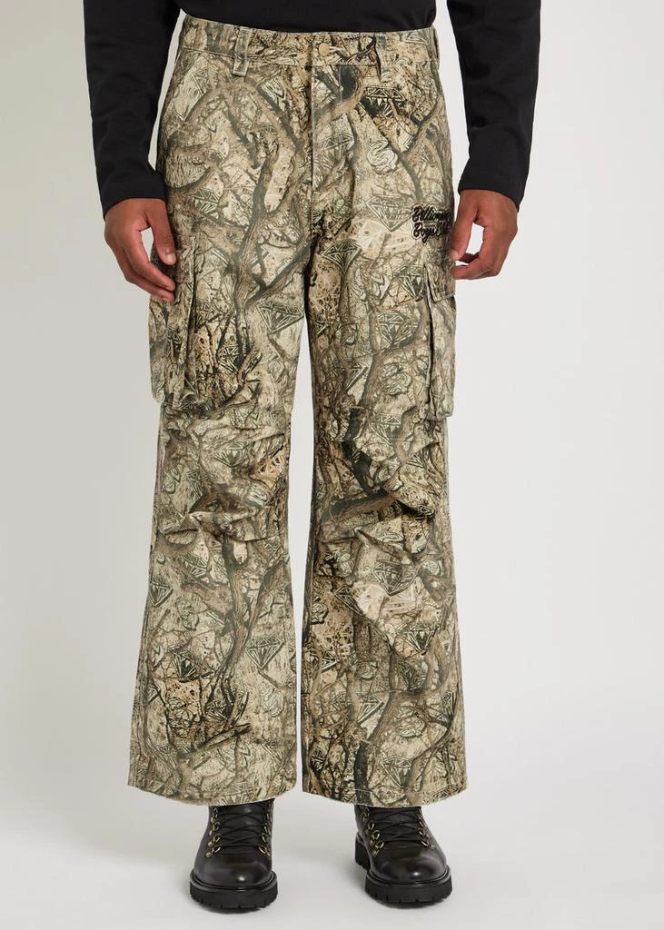 Billionaire Boys Club Camouflage wide-leg cotton cargo trousers 2