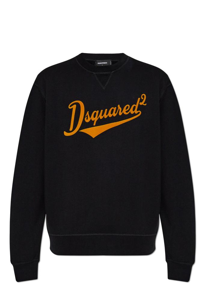DSQUARED2| (Printed Scratch Cool Fit Crewneck Sweatshir DSQUARED2 Dsquared2 Printed Scratch Cool Fit Crewneck