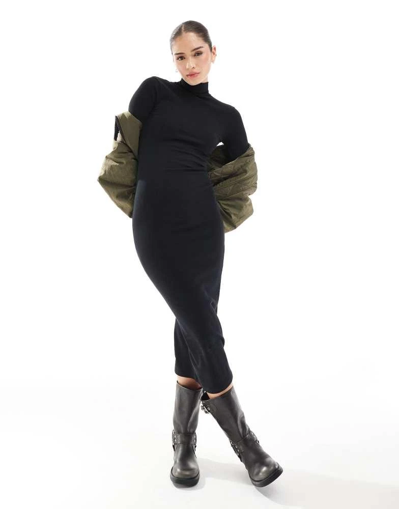 chinese dress ladies The Cathedral's Veil Long Sleeve Bishop Midaxi Dress main image 0