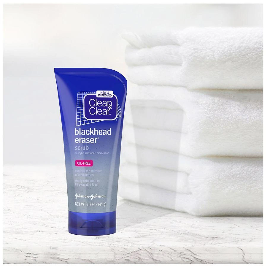 Clean & Clear Blackhead Eraser Facial Scrub, 2% Salicylic Acid 4