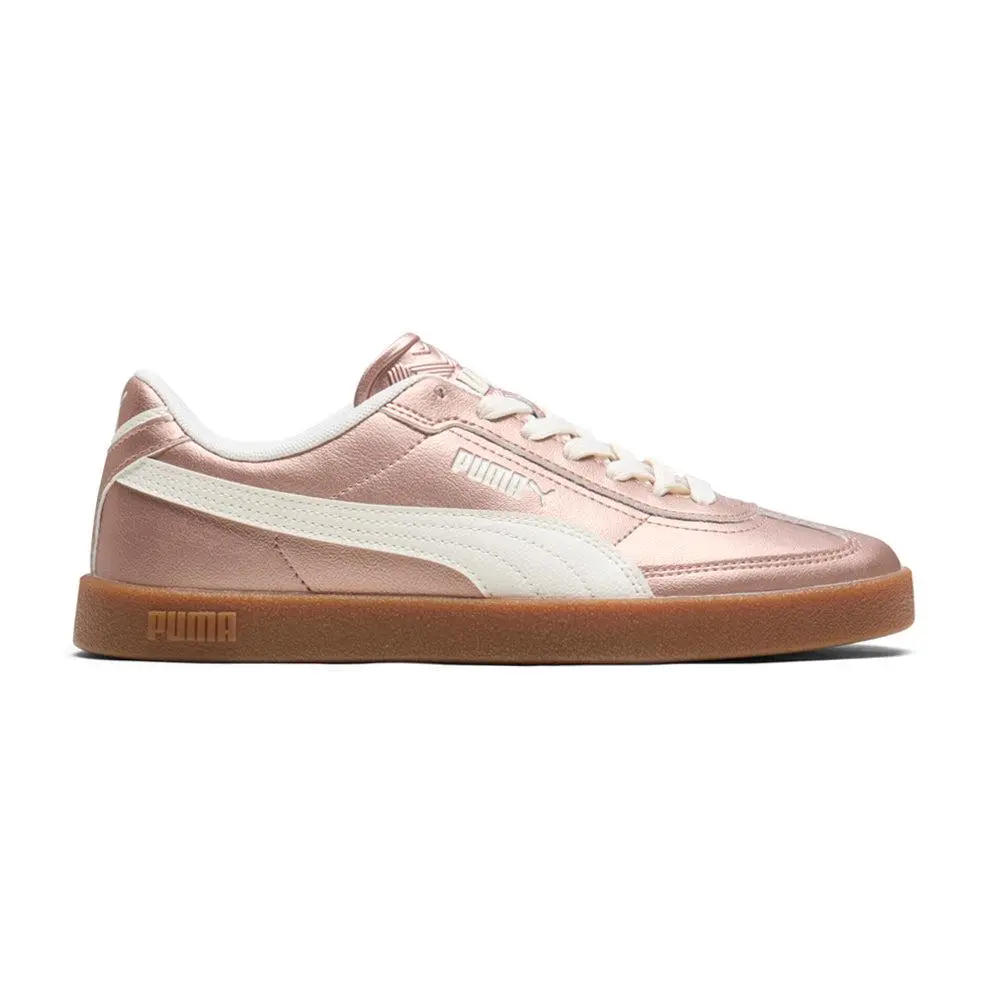 Puma Club II Era Metallic Lace Up Sneakers