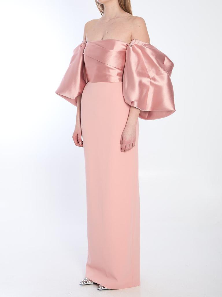 SOLACE LONDON Floris Long Dress