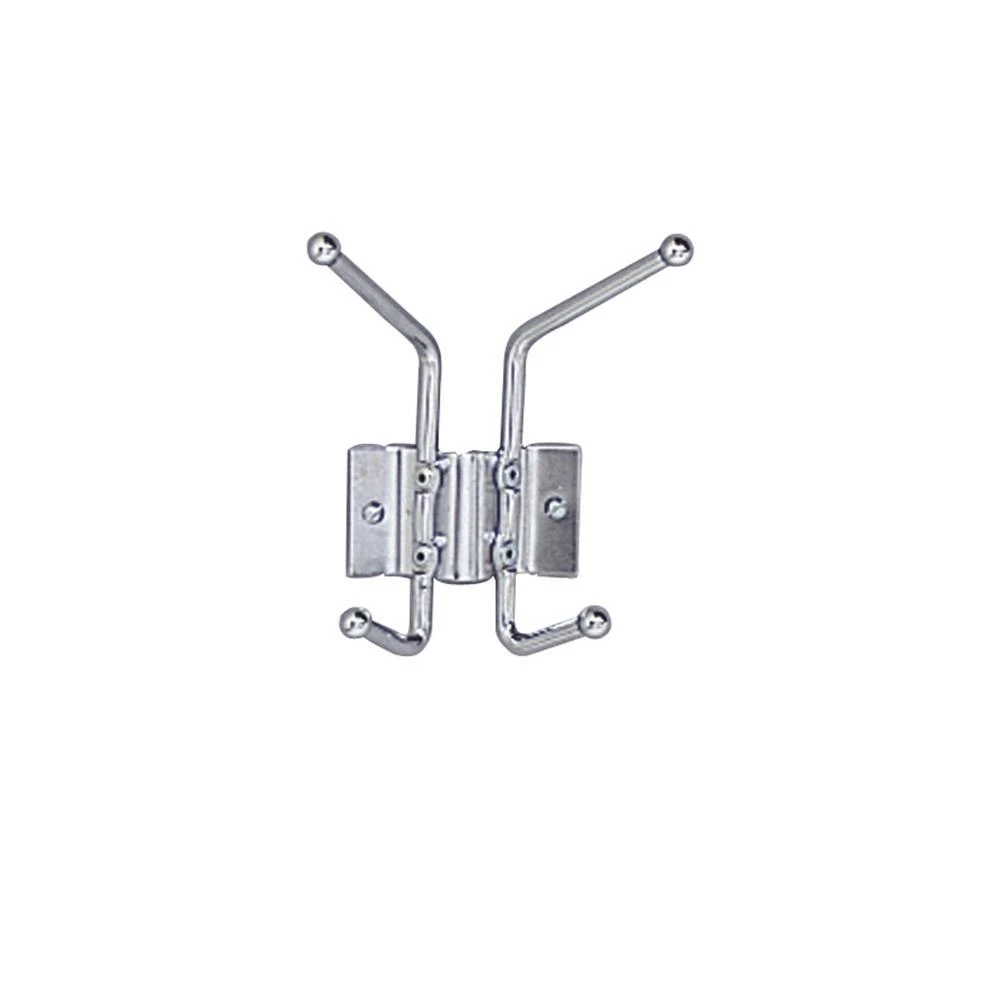 Safco Wall Rack Coat Hook, 2-Hook (Qty. 12)