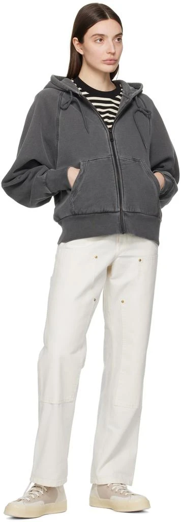 Carhartt WIP White Double Knee Trousers 4