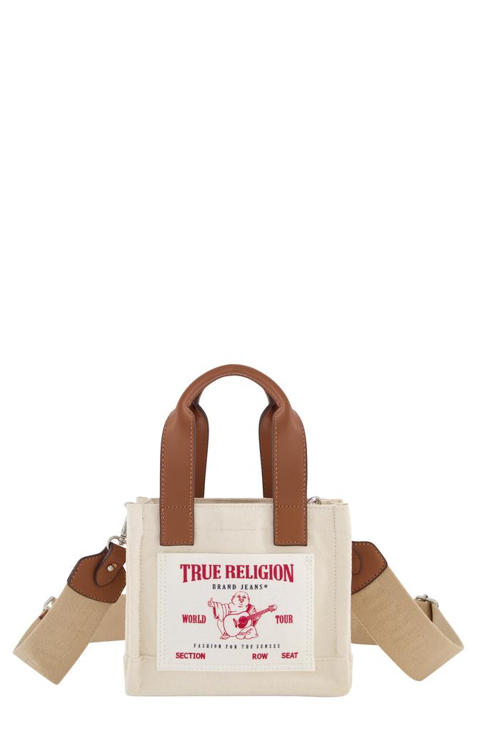 True Religion Canvas Mini Tote Bag