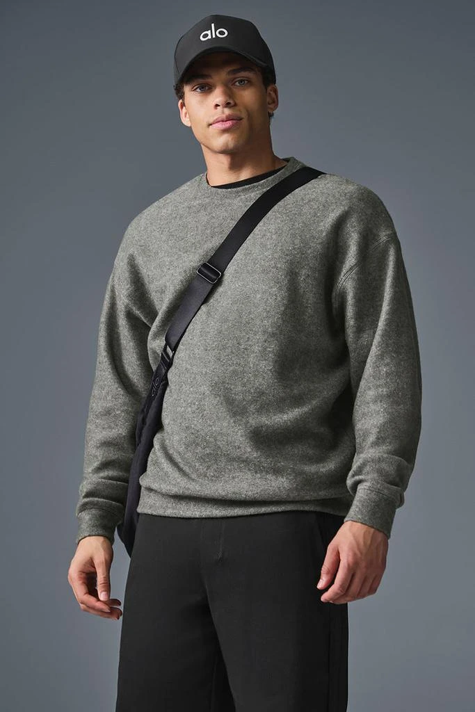 Alo Triumph Restore Crew Neck Sweatshirt - Grey Triblend 3