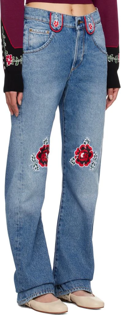 Molly Goddard Blue Cora Jeans 2