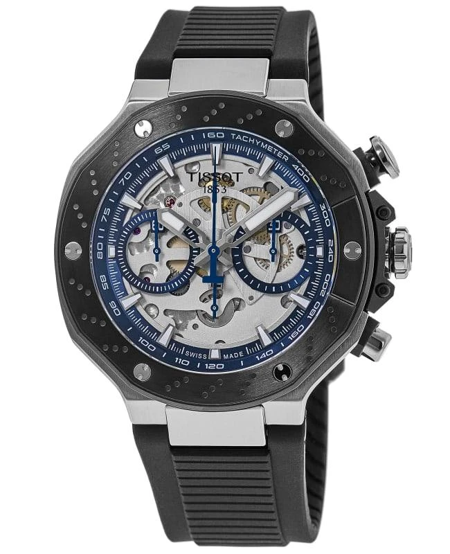 Tissot Tissot T-Race MotoGP Limited Edition Chronograph Skeleton Dial Silicone Strap Men's Watch T141.462.27.041.00 1