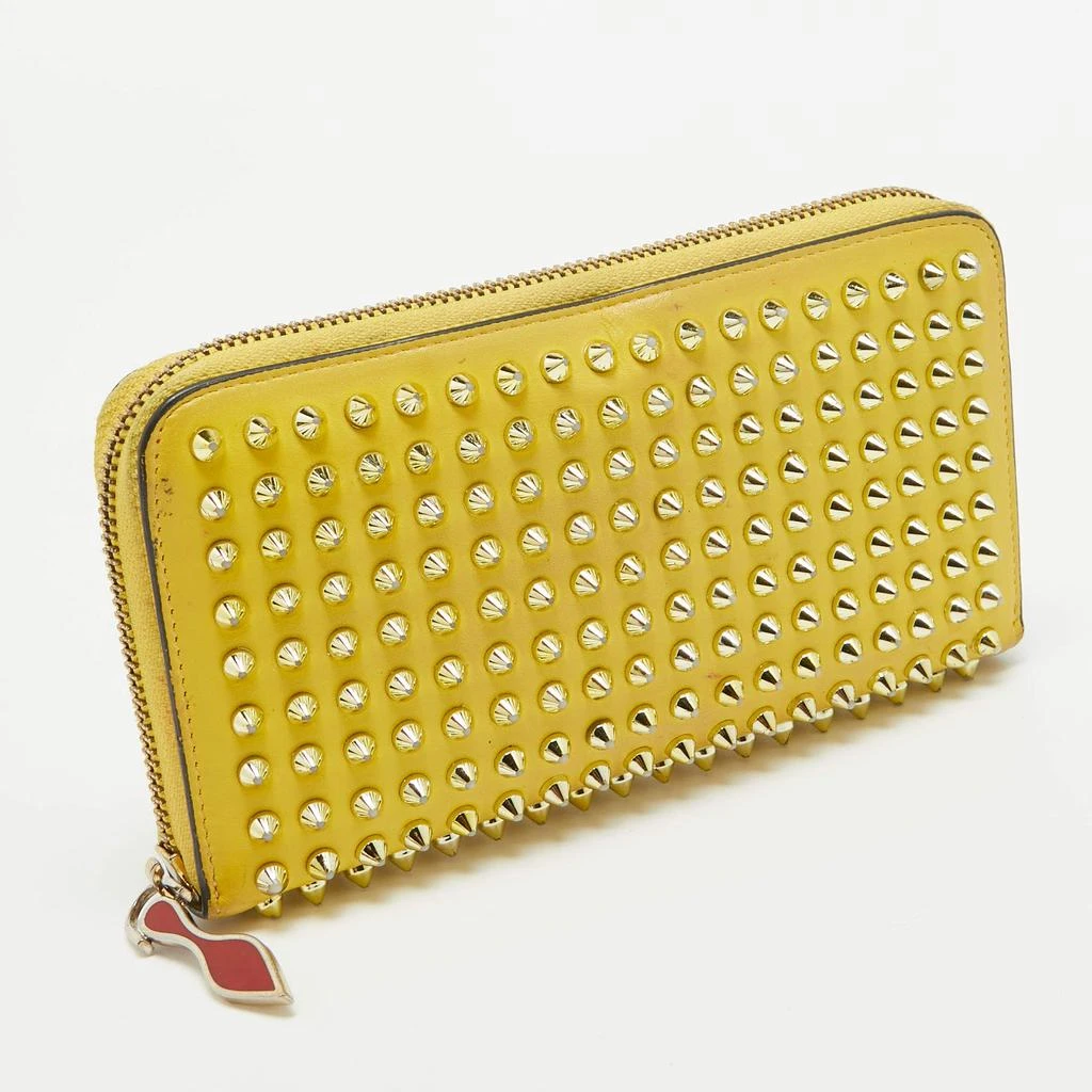 Christian Louboutin Christian Louboutin Yellow Leather Panettone Continental Wallet 3